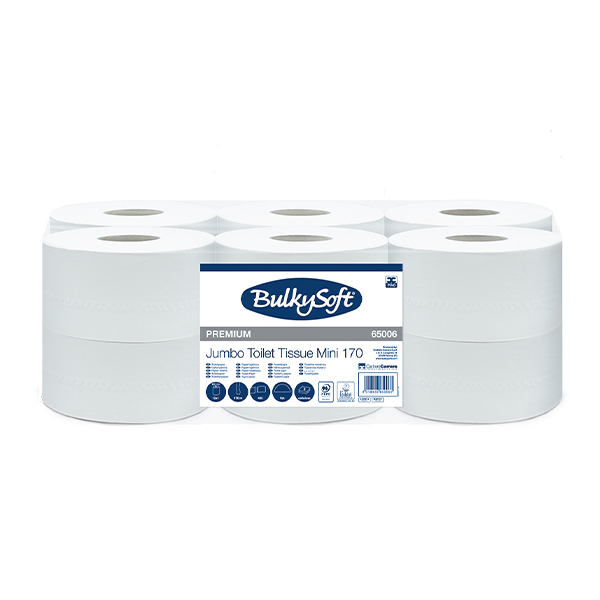 EcoWipe mini Jumbo toiletrol 2 lgs, 12x170 meter foto2